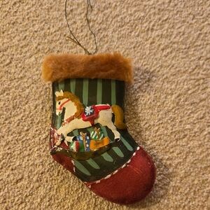 Festive Christmas Stocking Ornament